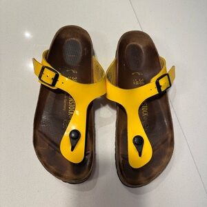 Birkenstock Gizah yellow size 38